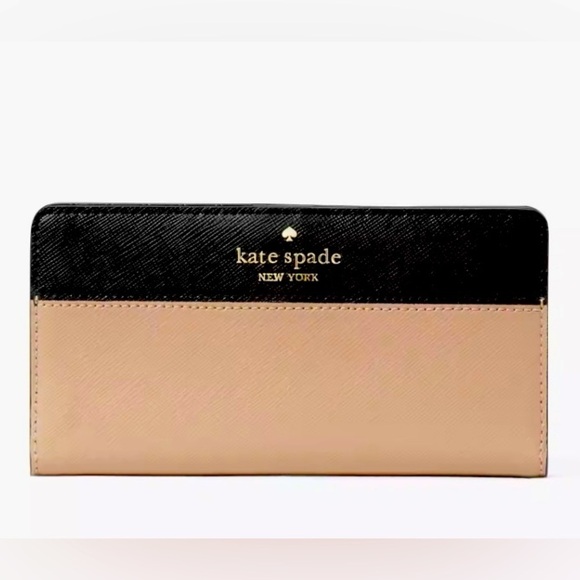 kate spade Handbags - Madison Large Slim Bifold
Wallet in Toasted Hazelnut